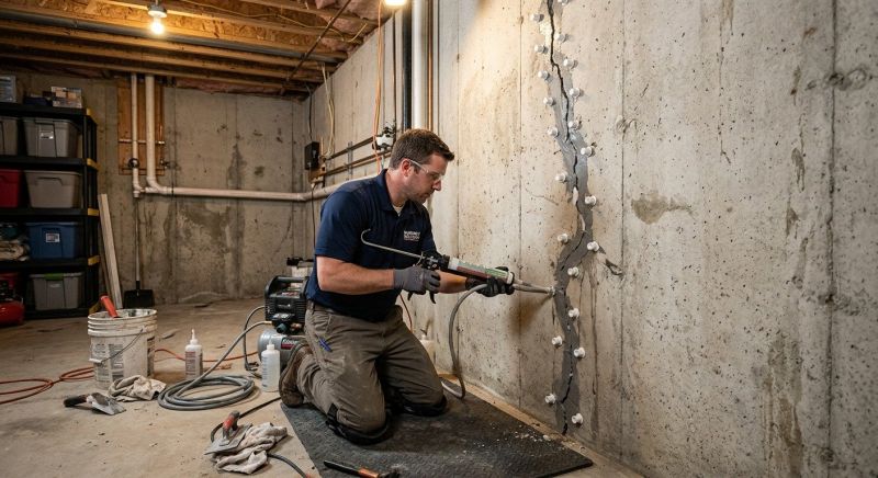 Basement Crack Repair in Berkeley, CA