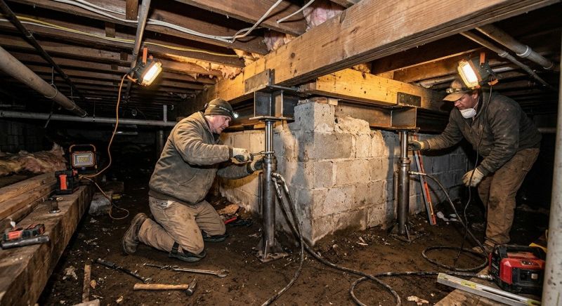 Basement Foundation Repair in Martinez, CA