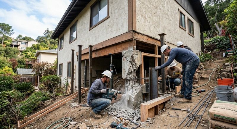 Concrete Foundation Repair in Walnut Creek, CA