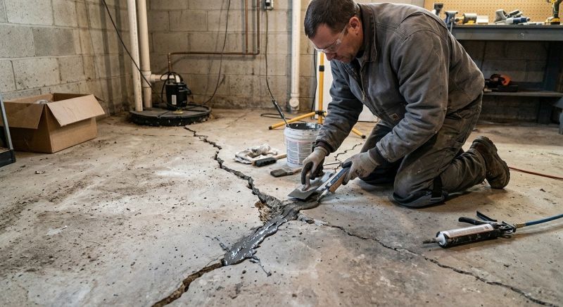 Cracked Basement Floor Repair in Berkeley, CA