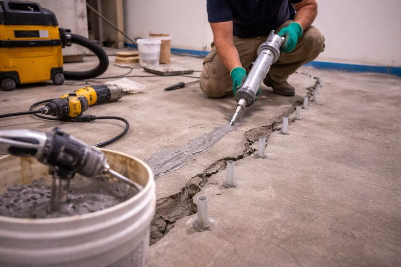 Cracked Basement Floor Repair in Berkeley, CA