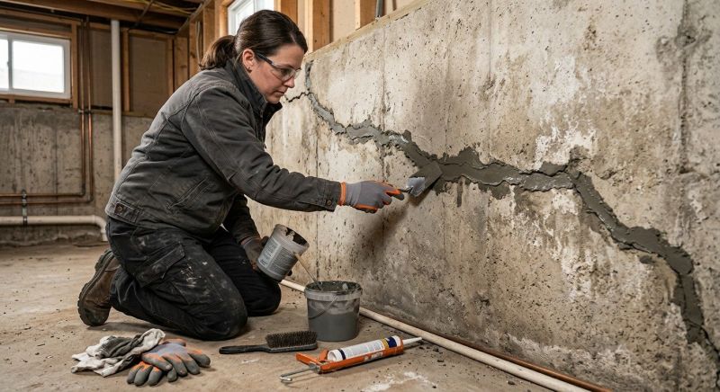 Cracked Basement Floor Repair in Berkeley, CA