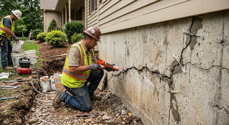 Cracked Foundation Repair in Lafayette, CA