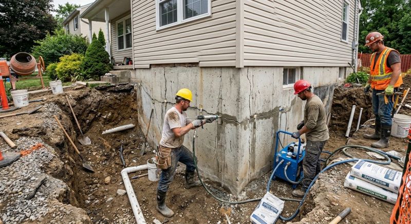Cracked Foundation Repair in Marin County, CA