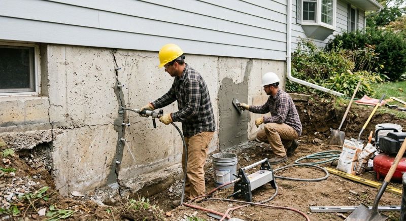 Cracked Foundation Repair in Vallejo, CA