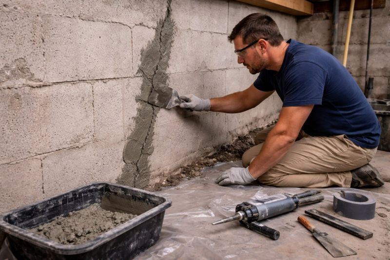 Foundation Crack Repair in Albany, CA