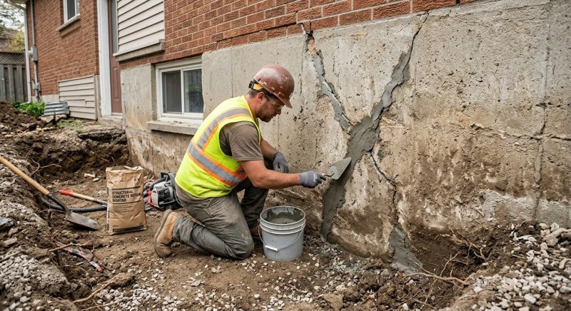 Foundation Crack Repair in Millbrae, CA