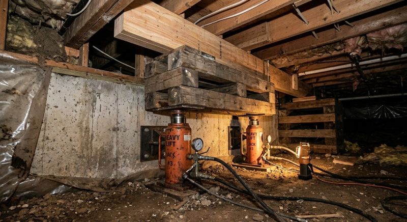 Foundation Jacking in Lafayette, CA