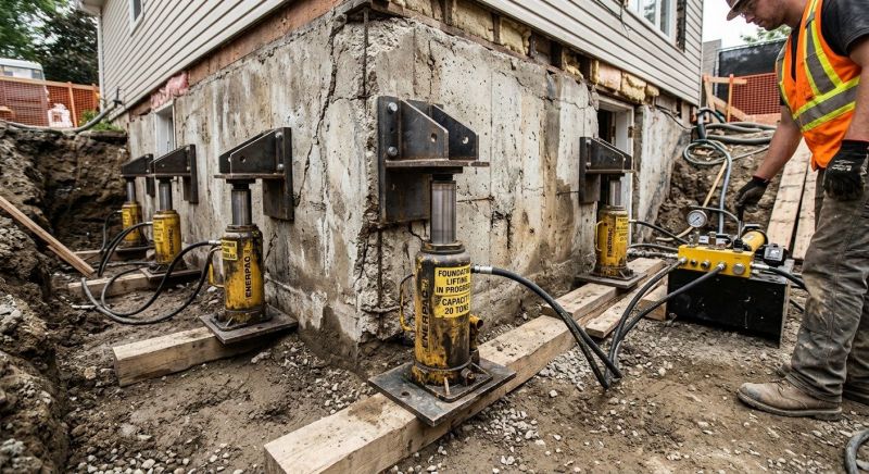 Foundation Jacking in Pleasanton, CA