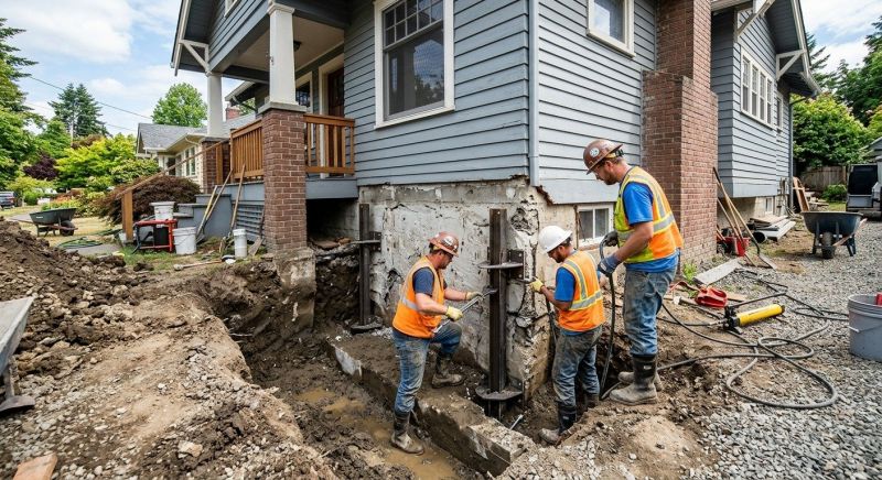 Foundation Stabilizing in Brisbane, CA