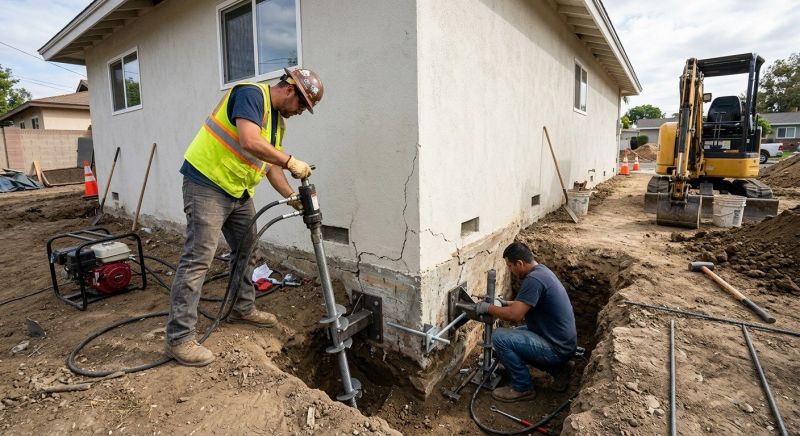 Foundation Stabilizing in Pittsburg, CA