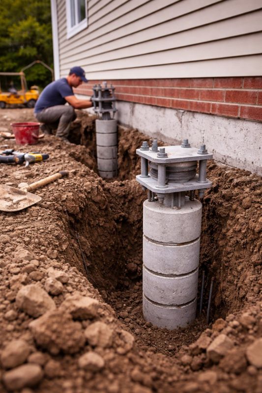 Helical Piers Installation in Berkeley, CA