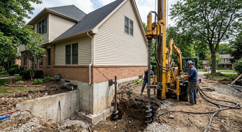 Helical Piers Installation in Berkeley, CA