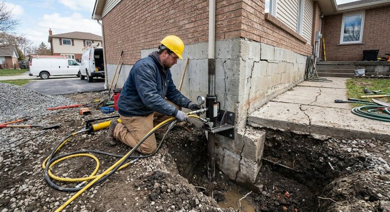 Sinking Foundation Repair in Benicia, CA