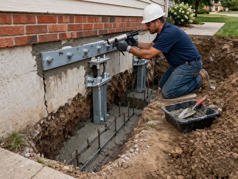 Sinking Foundation Repair in Pittsburg, CA
