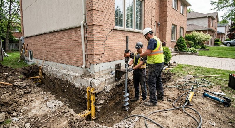 Sinking Foundation Repair in San Ramon, CA